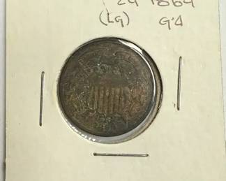 1864 US Two Cent Piece