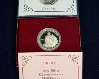 George Washington Silver Commemorative Half Dollars