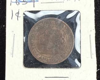 1901 Canada Large One Cent Coin