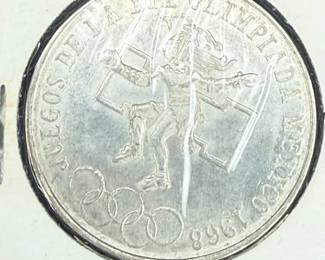 25 Peso Coin Commemorating XIX Olympic Games