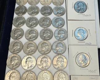 1960s US Quarters Various Dates
