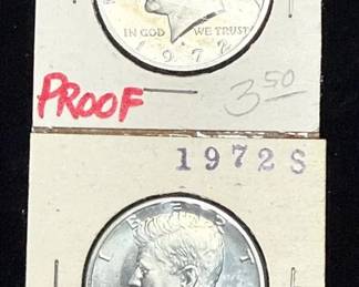 1972 Kennedy Half Dollars
