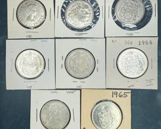 Canadian Half Dollars1960s