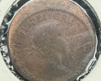 Error Coin 1963 Canada 1 cent