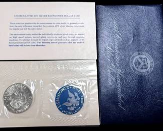 1974 Uncirculated Eisenhower Dollar