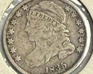1835 Capped Bust Dime.