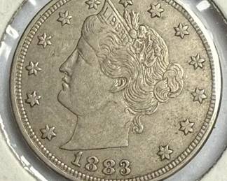 1883 United States Liberty Head V Nickel