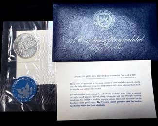 1974 Uncirculated Eisenhower Dollar...