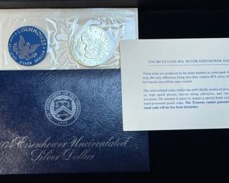 1974 Uncirculated Eisenhower Dollar.