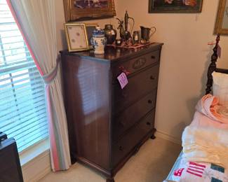 Antique Mahogany Dresser 