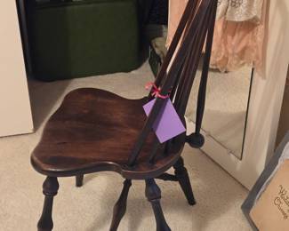 Antique Windsor Style Spindle Wood Chair