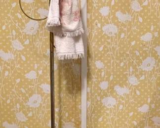 VINTAGE TOWEL RACK, VINTAGE VANITY TRAYS