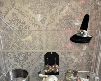 STERLING SILVER AND TURQUOISE JEWELRY