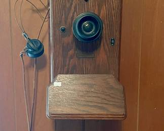 ANTIQUE WALL TELEPHONE