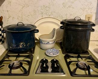 ENAMELWARE POTS