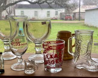 VINTAGE RED’S PARLOUR-COLUMBUS GLASS, BARWARE