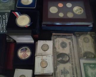 SILVER COINS, MERCURY DIMES AND MORE