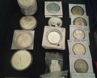 SILVER COINS, MERCURY DIMES AND MORE