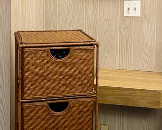 WICKER DRAWERS