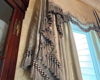 silk drapes