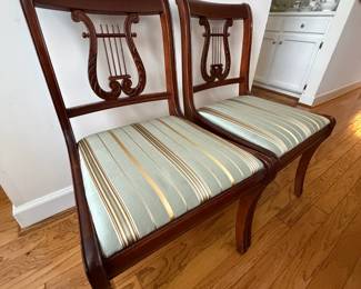 set of 6 harp chairs