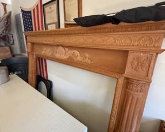carved mantel