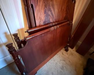 pair of French beds—headboards, footboards, side rails