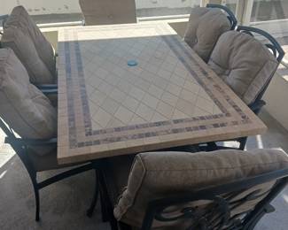 Patio Table and 6 Chairs