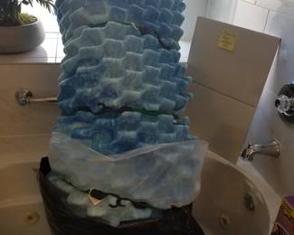 King size foam rubber mattress cover for restful nights.