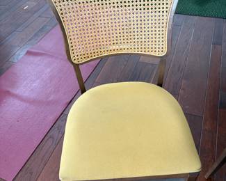 5 piece vintage set.  4 folding chairs and card table in excellent condition
