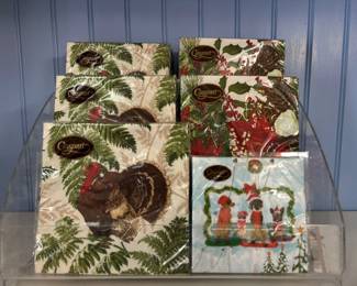 Casperi Thanksgiving and Christmas Napkins