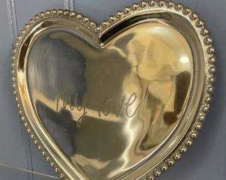 Mariposa Heart Platter