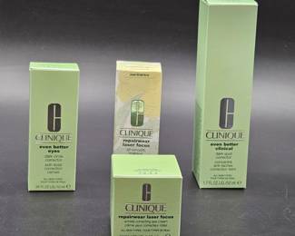 (4) Clinique Beauty Products in Factory Boxes