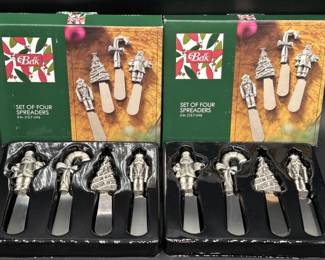 (2) Boxed Sets w/ 4 Holiday Spreaders Each