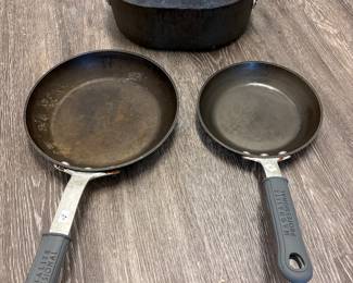 Vintage Magnalite skillets, GHC Roaster