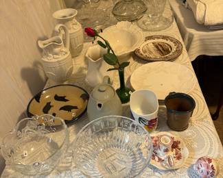 Fitz & Floyd, Ironstone, Monroe pottery 