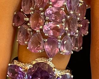 amythist rings.  $40 each