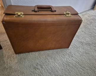 Leather briefcase