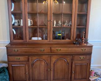 Pennsylvania house, China cabinet. Great storage below and glass shelves above to show off your beautiful items.