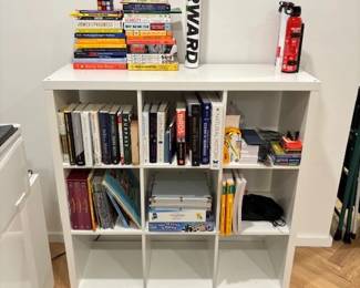 Book Case, eclectic selection of books, games, cards and more
