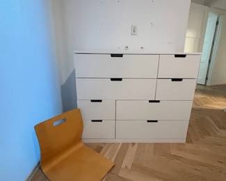 Ikea dresser storage and Japanese tatami type chair