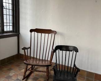 Antique/Vintage rockers adult and child