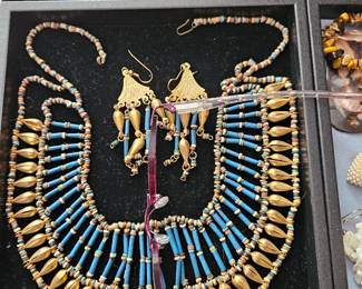 Necklace and earrings