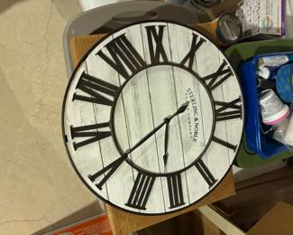 Sterling  Noble Farmhouse Style Wall Clock