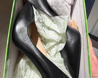 Sam Edelman Margie Black Leather Pumps