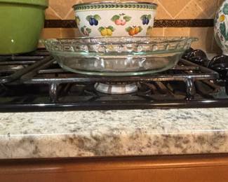 Anchor Hocking Wexford Pattern Glass Pie Plate