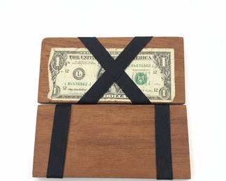 Handmade Wooden Hillbilly Billfold fourth image