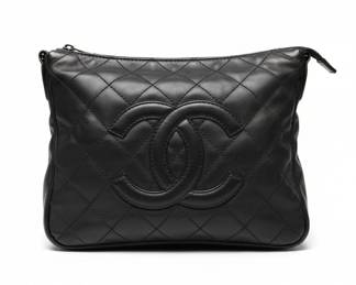 Chanel Black Quilted Leather Bag