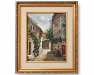 European Street Scene Painting B third image