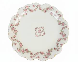 Elite Works Limoges France Bridal Rose Cake Stand third image